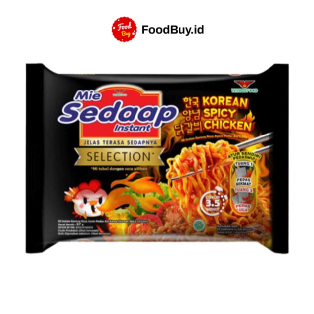 

Mie Sedaap Goreng Selection Korean Spicy 87 gr