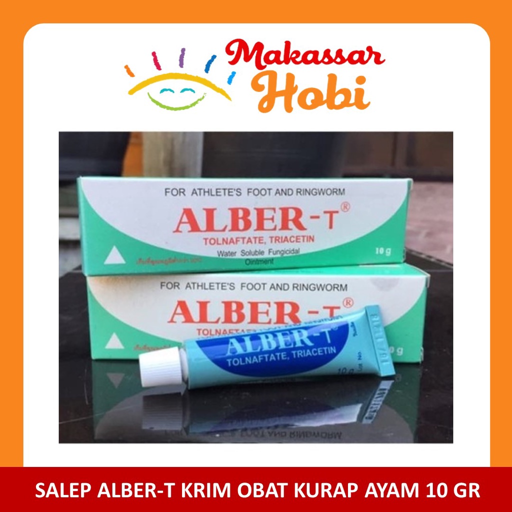 Salep Albert Alber-T Krim Obat Kurap Koreb Jamur Ayam Bangkok Burung