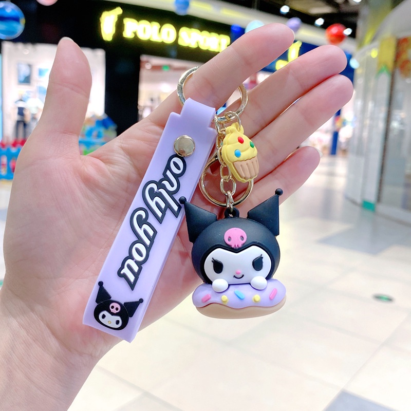 3d Lucu Kartun Donat Hewan Ajaib Gantungan Kunci Tas Ransel Pesona Liontin Earphone Case Tali Anti Hilang Untuk Airpods Inpods 1 2 3 PRO 4 6 12 I12 i13 Pro4 pro6