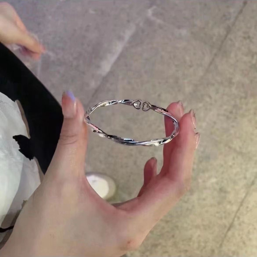 Gelang Wanita Korea Lucu Mobius Bracelet Love Aesthetic Aksesoris Perhiasan Kualitas Import GLG16