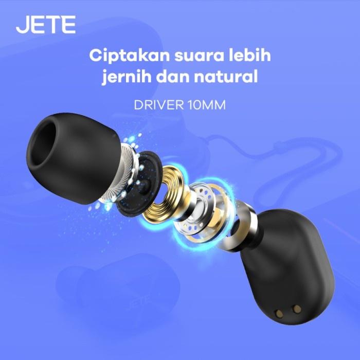 TWS JETE CS3 Wireless | Headset Bluetooth JETE Original - Garansi Resmi 2 Tahun