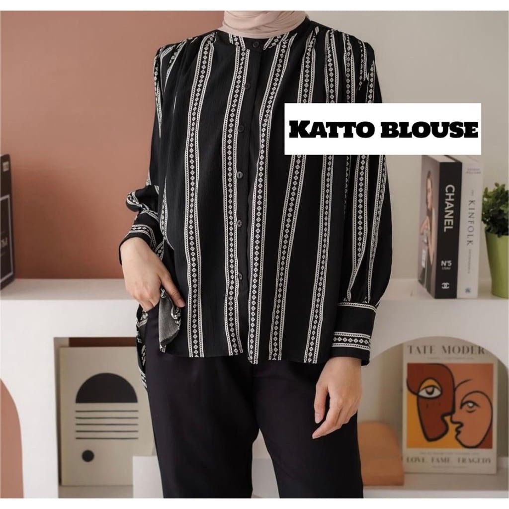 ZASKIYA - KATTO BLOUSE OVERSIZE / BLUS TERMURAH BERKUALITAS / BLUS OVERSIZE TRENDY