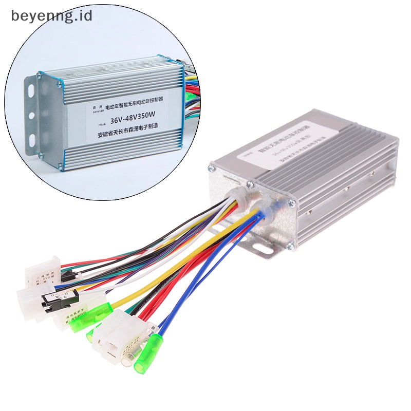 Beyen 36v/48v 350w dc Sepeda Listrik e-bike scooter brushless motor dc controller ID