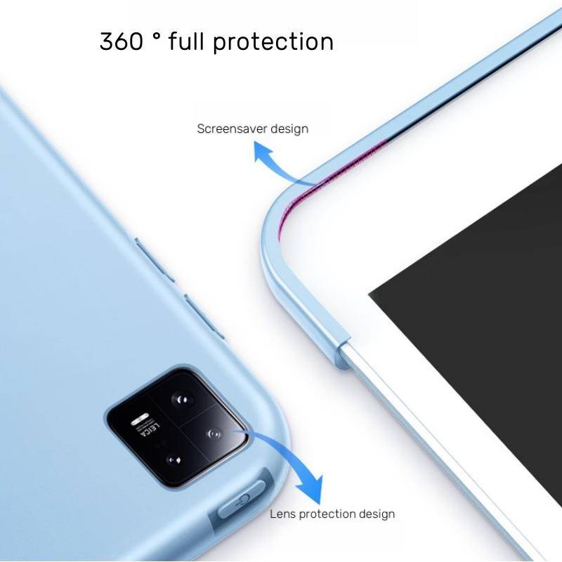 Smat Case Untuk Xiaomi Pad6 2023 11inch TPU Leather Tri-folding Magnetic Cover Funda Untuk Xiaomi Mi Pad 6Pro MiPad 6Pro 2023 Case