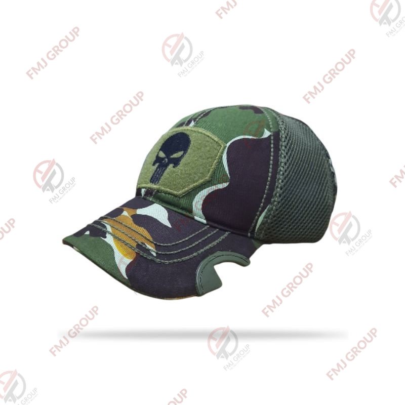 Topi Coak Tactical Punisher Premium / Topi Tactical Punisher Baseball Cap / Topi Baseball Coak Punisher - Loreng Pelopor Brimob