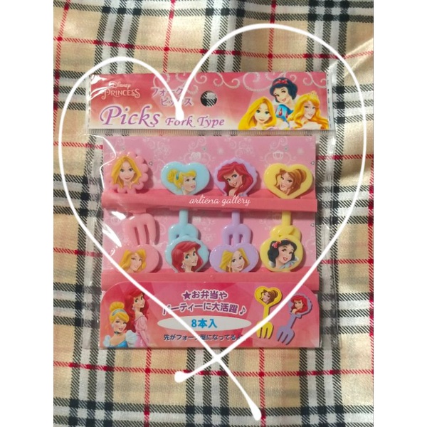 Food Fork Picks Bento Disney Princess