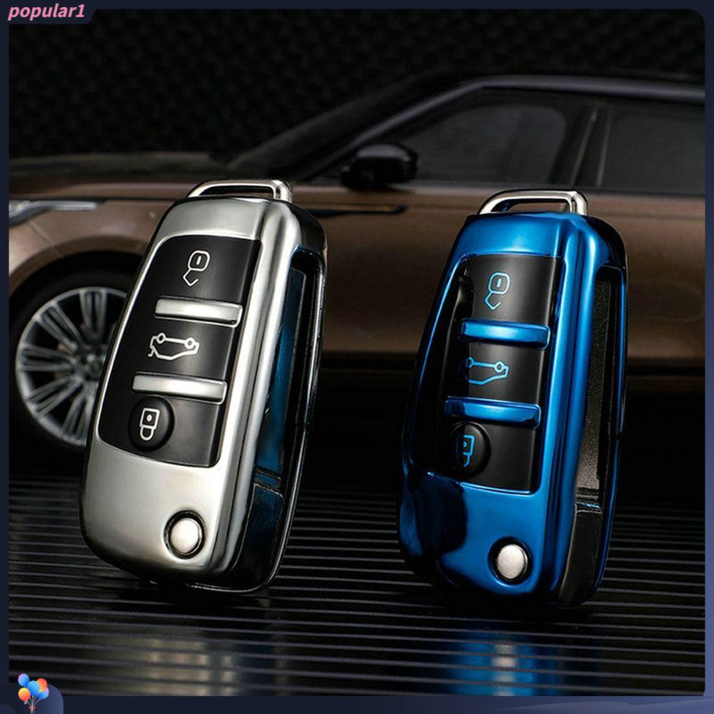 Populer Remote Key Case Baru Pelindung Kulit Key Fob Cover Untuk Audi A1 A3 A4 A5