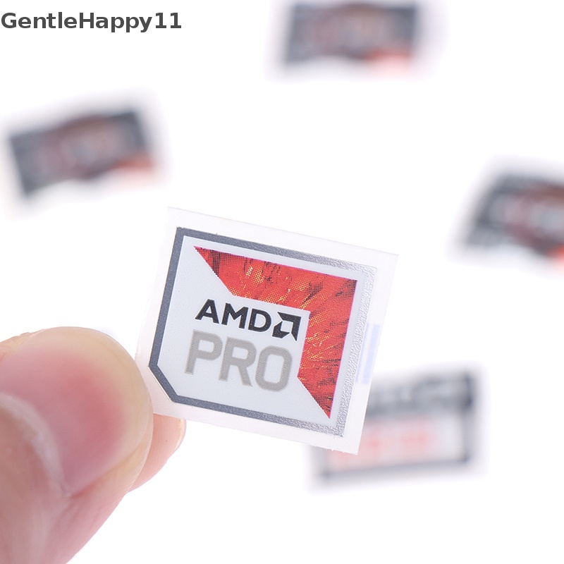 Gentlehappy 5PCS AMD Processor Series Label Stiker A9 PRO E2 Ryzen3 5 7 Logo DIY Decor id