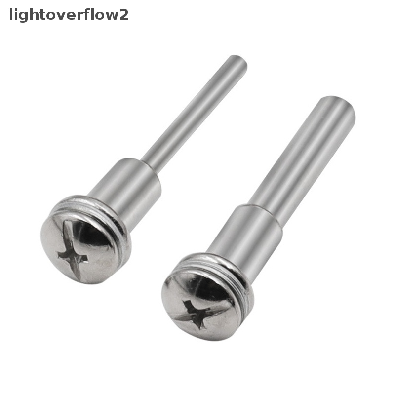 [lightoverflow2] 2pc Batang Ekstensi 3.17mm/6mm Alat Putar Circular Saw Blades Cutg Discs Mandrel Untuk Aksesori Putar Bahan Baja Kecepatan Tinggi [ID]