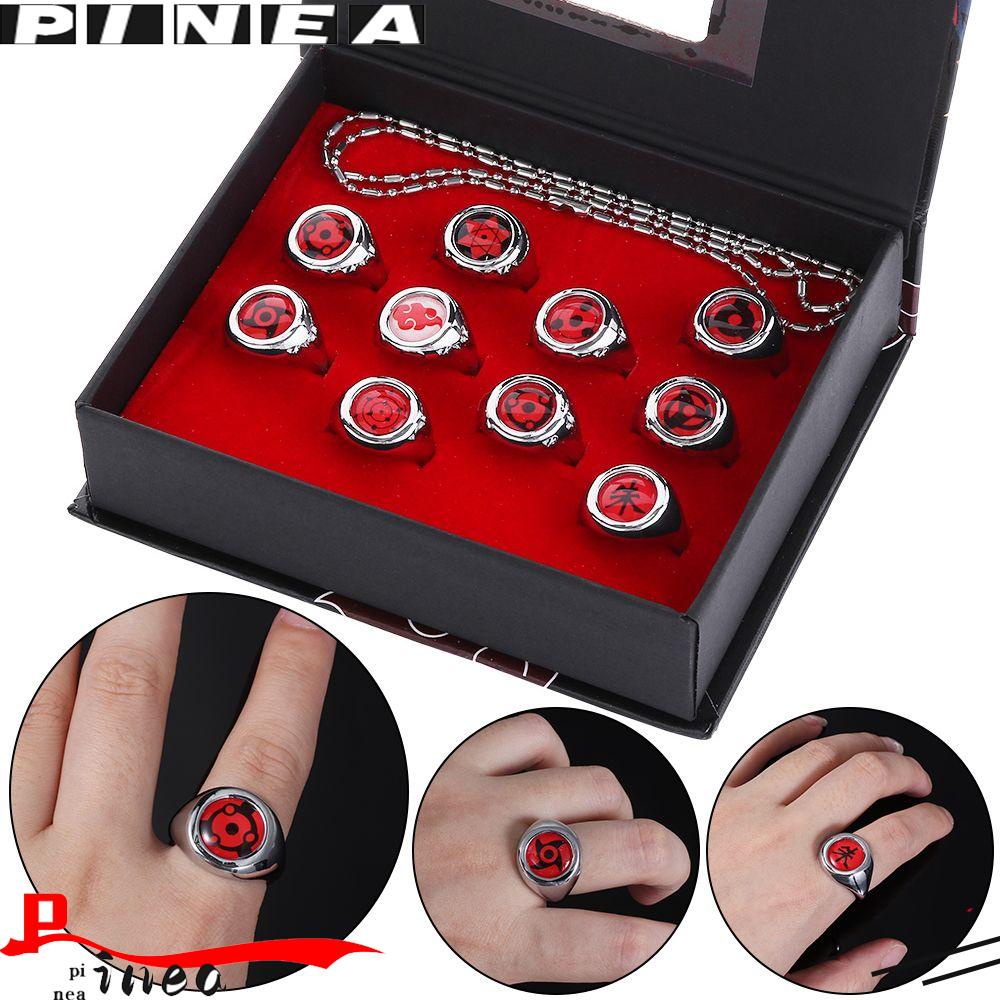 Cincin Cosplay Nanas Qing Gaya Perhiasan Hadiah Kreatif Untuk Wanita Pria Itachi