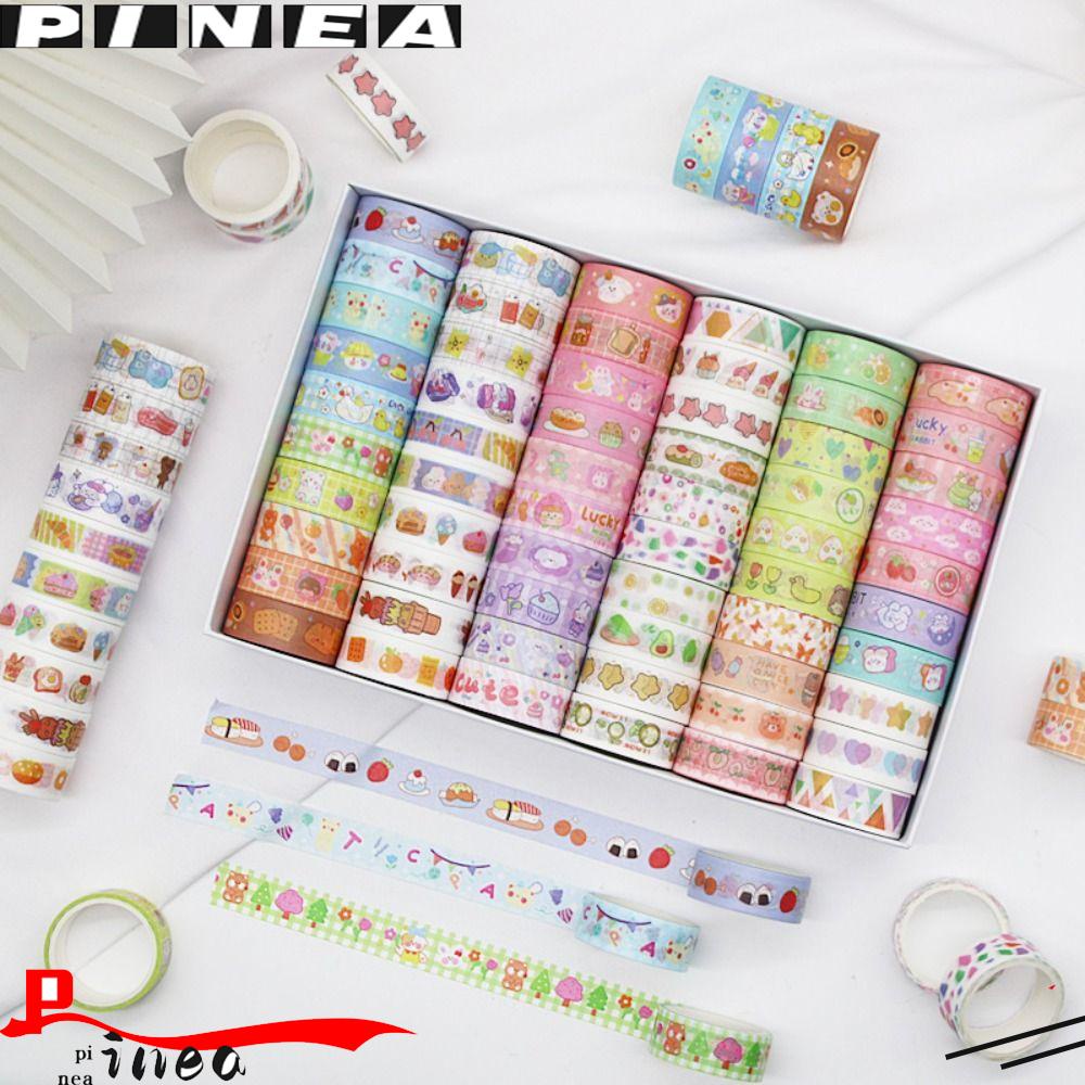 Nanas 60Rolls/Set Washi Tape Baru Kualitas Tinggi Scrapbooking Gadis Hati Kreatif Alat Tulis INS DIY Bahan