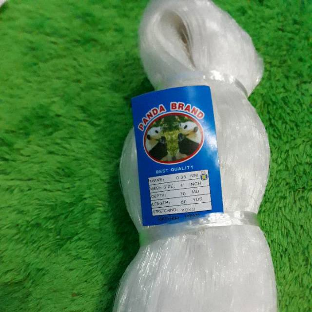 jaring ikan  jaring nelayan 4 dan 3,5 inchi 0.35 70/80   yoko senar besar jaring murah
