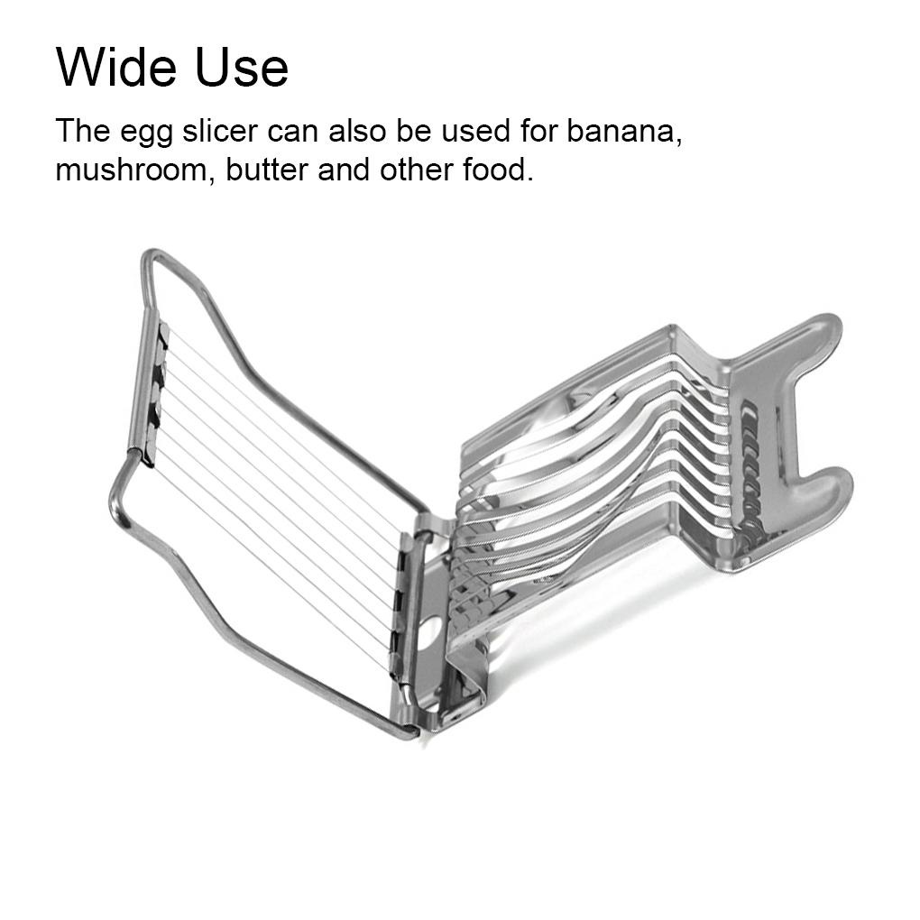 Egg Slicer Foldable Washable Reusable Ergonomic Replacement Portable Strawberry Jamur Pisang Keju Alat Pengiris