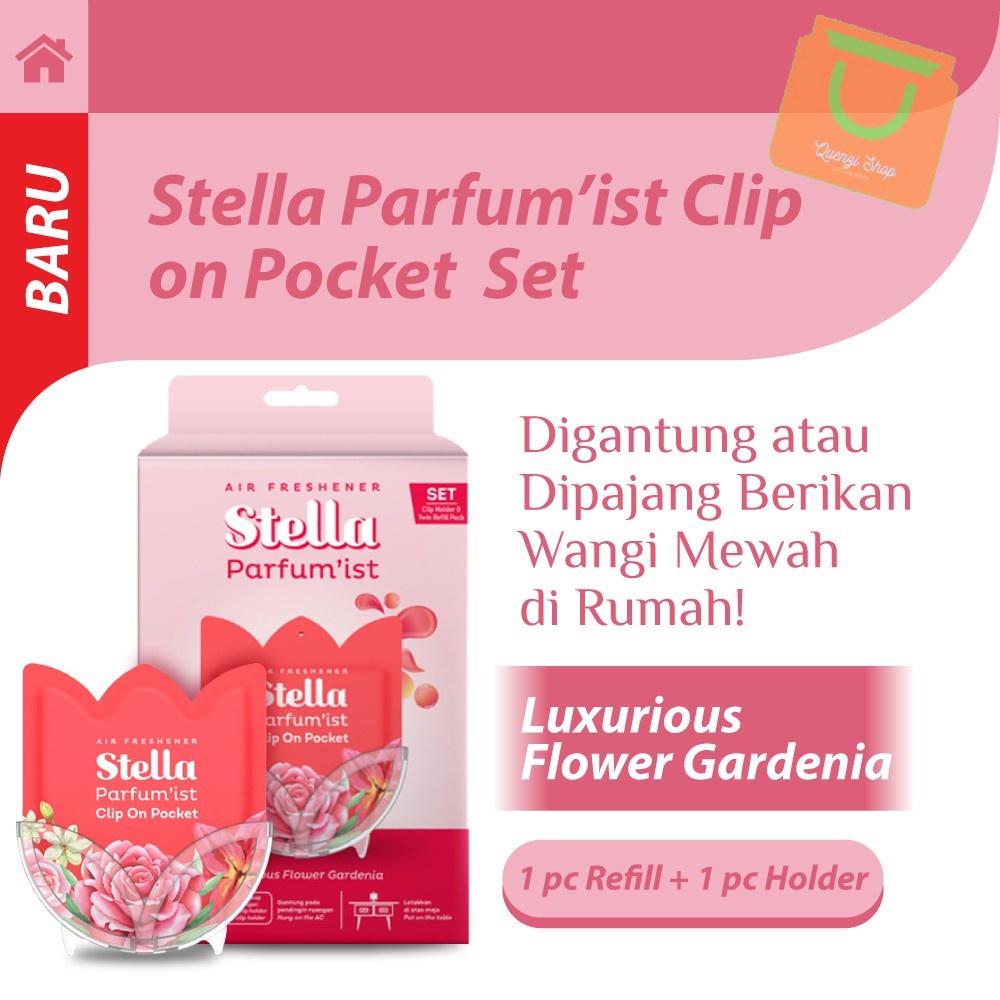 STELLA PARFUM'IST CLIP ON POCKET SET - PENGHARUM RUANGAN Pewangi Ruangan dan AC