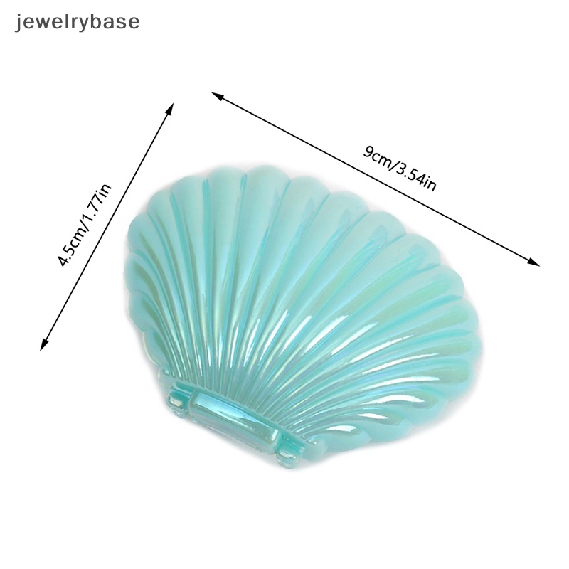 [jewelrybase] 1pc Colorful Cute Shell Kotak Permen Plastik MakeUp Kotak Penyimpanan Perhiasan Gift Box Butik