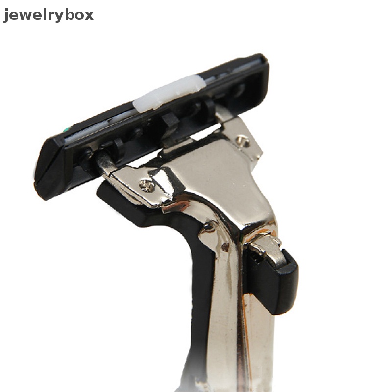 [jewelrybox] 15xtravel Set Handle Pisau Cukur Silet Pengaman Yang Dapat Diganti Double Blade Boutique