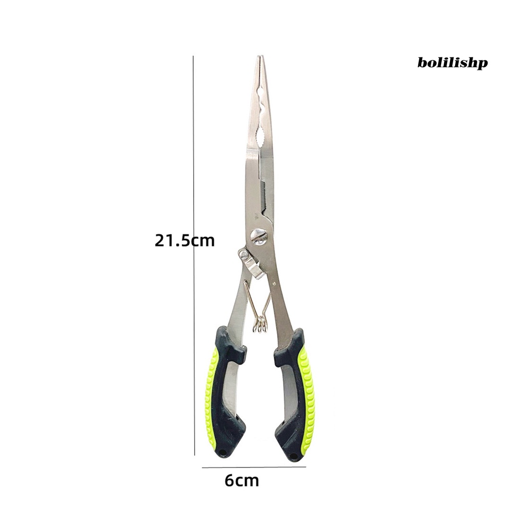 Bo-fish Tang Ergonomics Anti-slip High-strength Multifungsi Potong Pancing Diikat Kait Tang Peralatan Angling