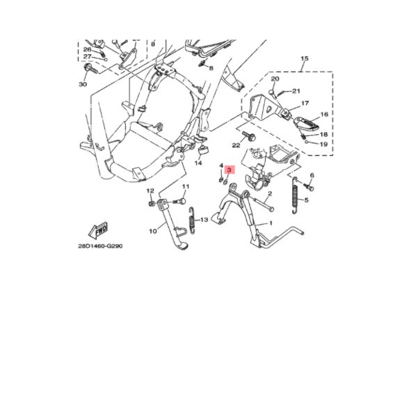 WASHER RING AS STANDAR 2 DUA TENGAH NOUVO MIO LAMA SPORTY SMILE SOUL FINO KARBU ORIGINAL YGP 90201-10119