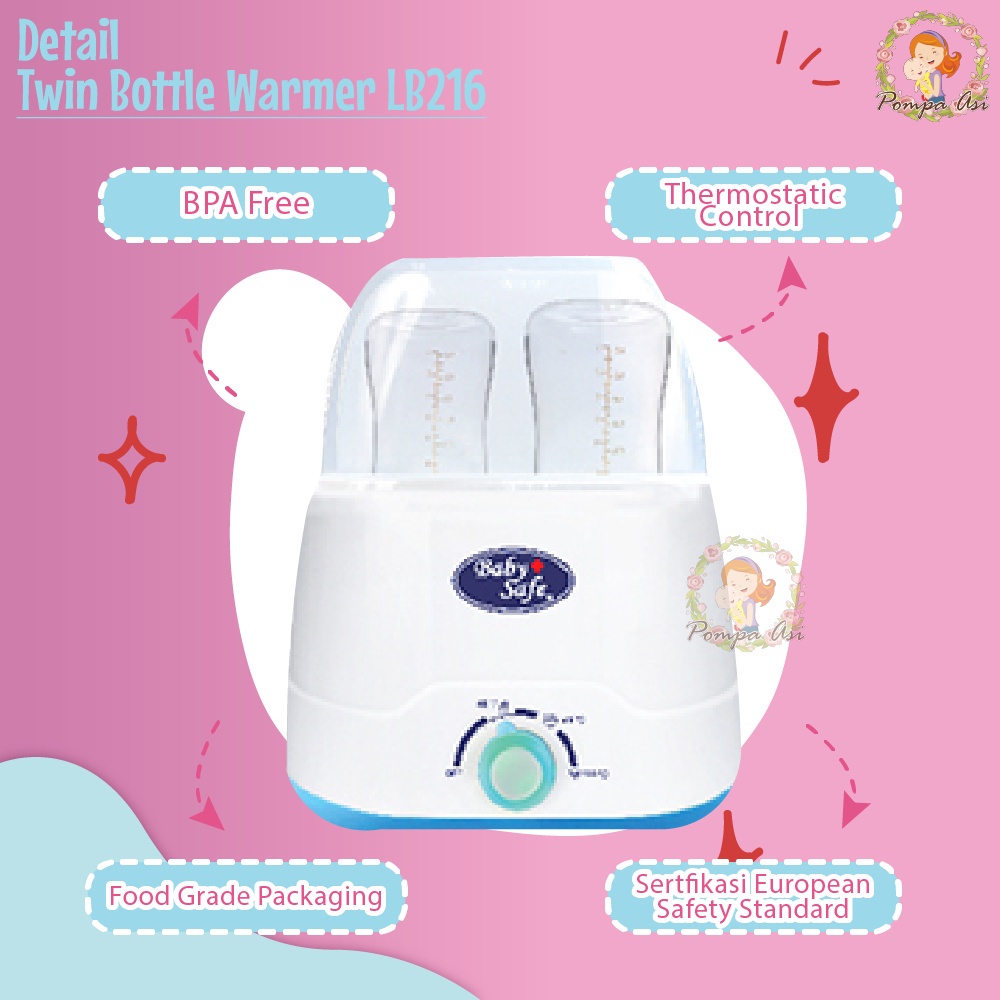 Sterilizer Baby Safe Perlengkapan Alat  Penghangat Asi Food Maker Milk Warmer Bayi By Mallpompaasi