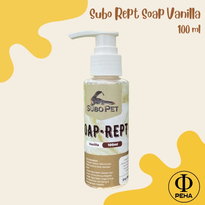 Subo Rept Soap Sabun Mandi Reptil Sabun Torto Sabun Kura Subo Vanilla - 100 ml