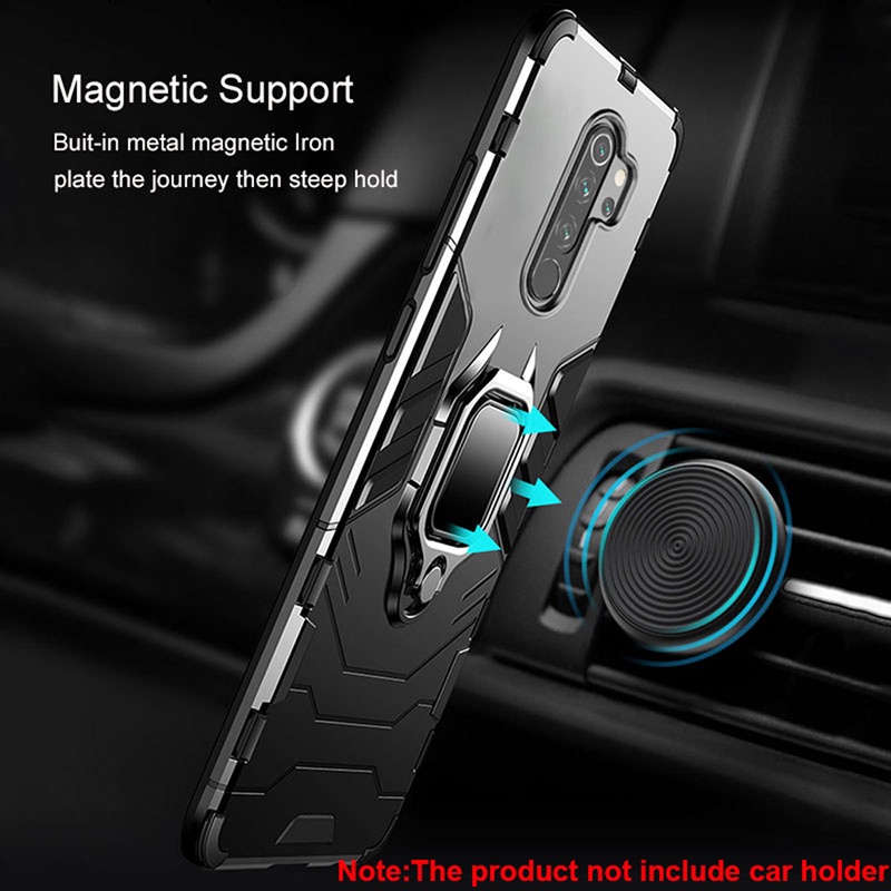 Shockproof Armor Case Untuk Samsung Galaxy M53 5G Cases Stand Holder Magnetic Phone Back Cover Untuk Samsung M53 Fundas