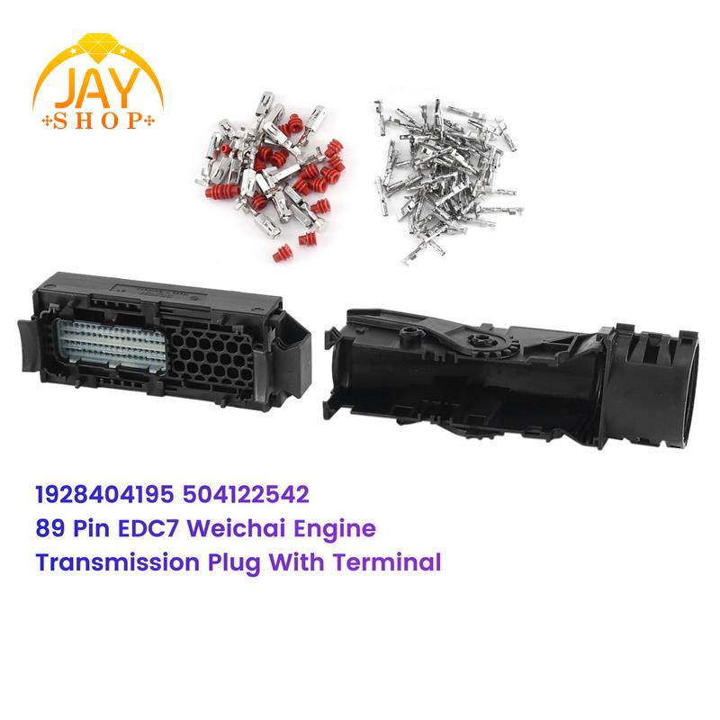 1928404195 89 Pin EDC7 Rel Umum Konektor ECU Rel Umum Konektor ECU Papan PC Soket Weichai Mesin Transmisi Steker dengan Terminal