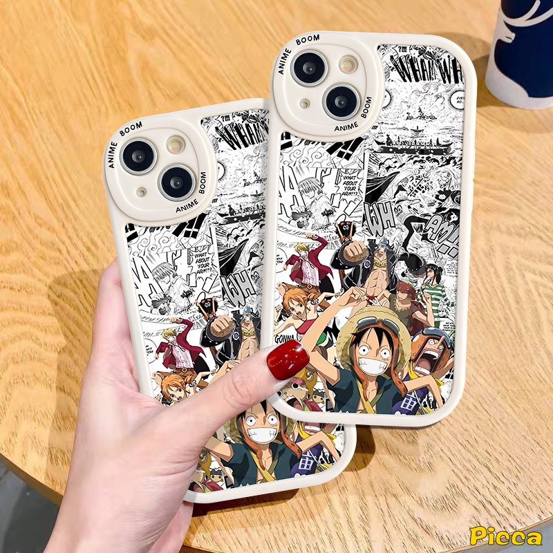 Fashion Anime Kartun One Piece Naruto Luffy Phone Case Untuk Infinix Smart 6 5 Hot 10 10s 11 10T 11s 9mainkan Panas 10T 11 10 Lite 10s 11s Infinix Note8 Lembut Tpu Penutup Belakang