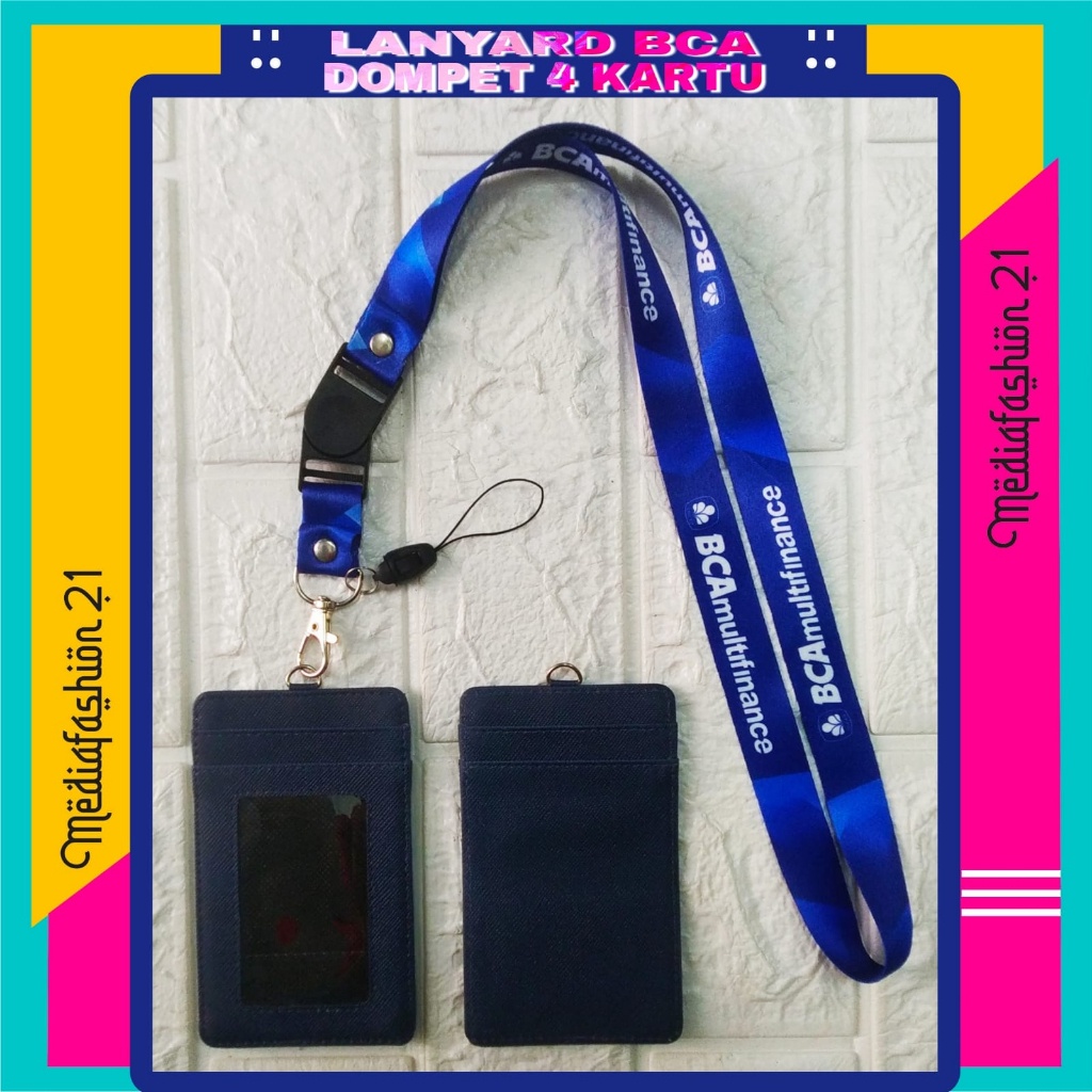 

Lanyard Tali Gantungan ID Card BCA MULTIFINANCE Free Strap Gantungan HP/Flashdisk