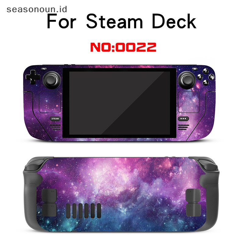 Seasonoun Stiker Kulit Pelindung Untuk Steam Deck Game Console Anti Gores Vinyl Protection Sticker.