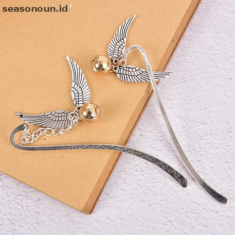 Seasonoun Gold Hadiah Terbaik Untuk Pembaca Bookmark Harry Bookmark Charm Bookmark Alat Tulis Sekolah.