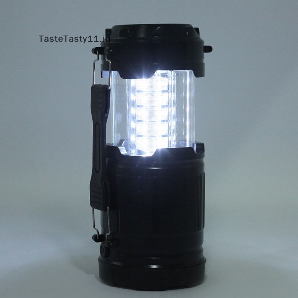 Tastetasty Mini 3 * COB Lampu Tenda LED Portable Lampion TelescopicTorch Camping Lamp Waterproo.