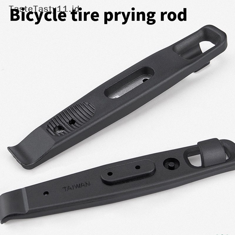 Tastetasty 3pcs Bike steel Core Bike Tire levers Set kit Pengungkit Ban Sepeda Bahan Plastik ABS Kekuatan Tinggi Dengan Baja Di Dalam.