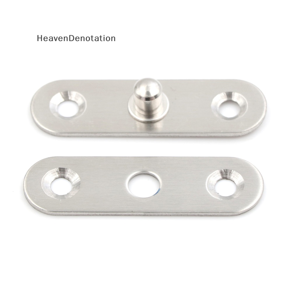 [HeavenDenotation] Baru 56mm L Hardware Stainless Steel 360derajat Rotag Pintu Pivot Engsel Nada Rotar HDV