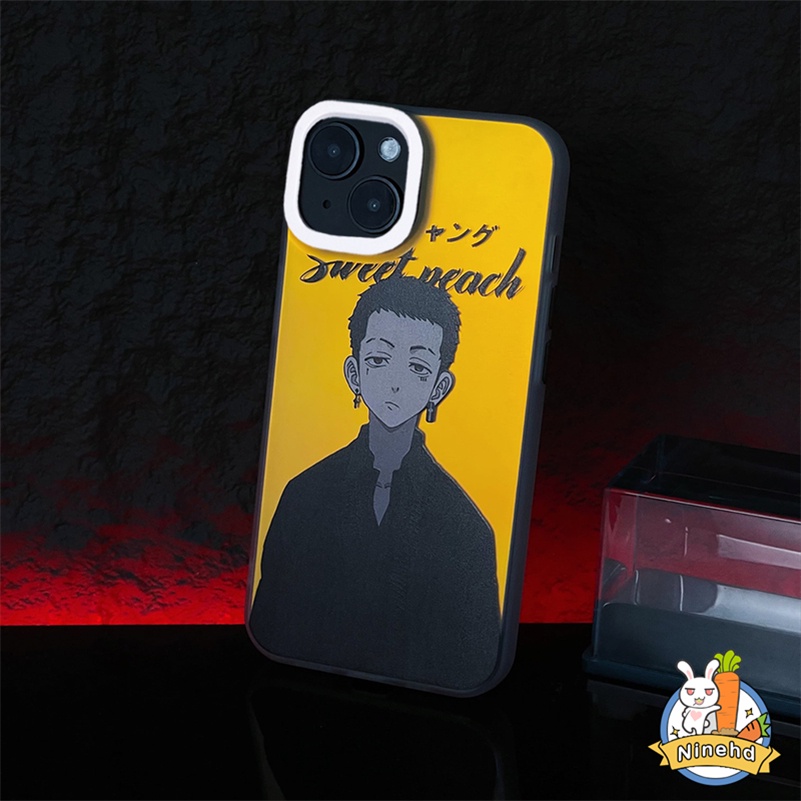 IPHONE Casing Kompatibel Untuk Iphone14 13 12 11 Pro Max X Xr Xs Max8 7 Plus SE 2020 Gradual Laser Scrub Fashion Brand Cool Boy Phone Case Lensa Anti Jatuh All Inclusive Cover Pelindung