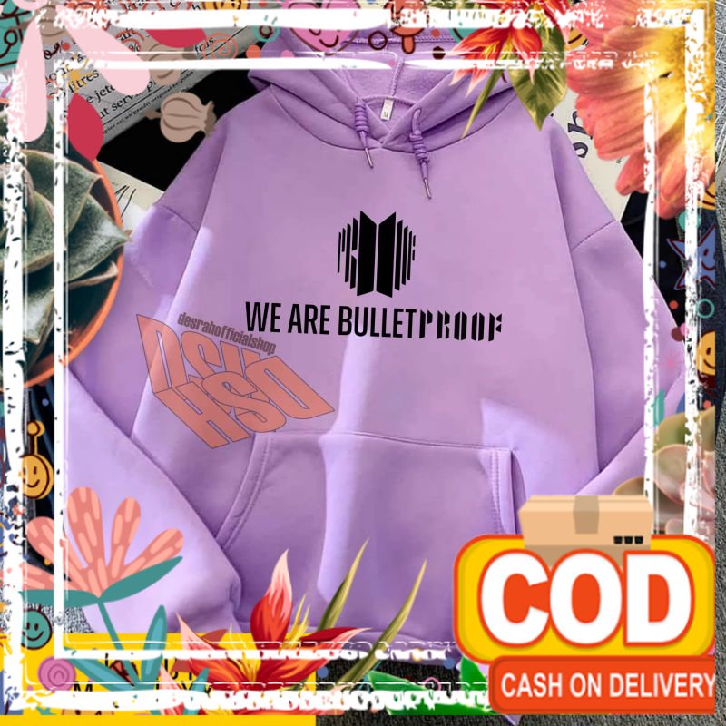 JAKET HOODIE bts new album PROOF 2022 logo besar/ Kualitas Premium