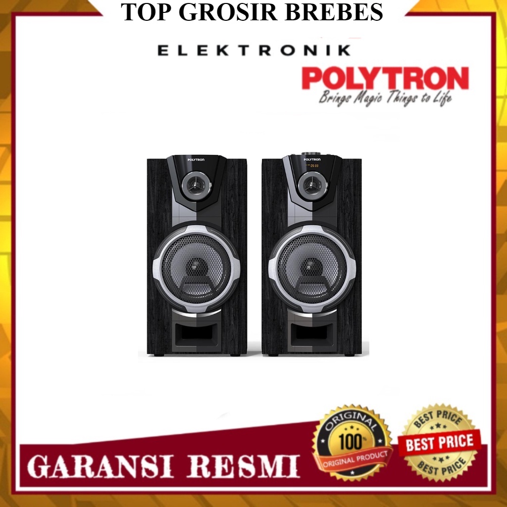 SPEAKER AKTIF POLYTRON PAS 8F12 BLUETOOTH POLYTRON PAS-8F12 
TOP GROSIR BREBES