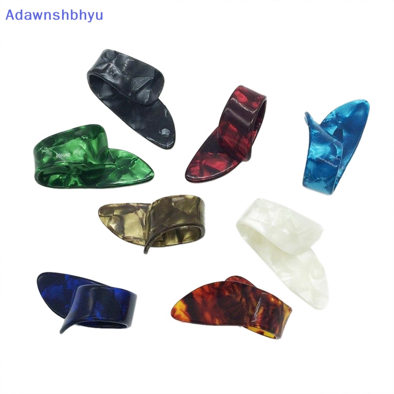 Adhyu 1pc Thumb Finger Guitar Pick Acoustic Elektrik Celluloid Mediator Thumbpicks ID