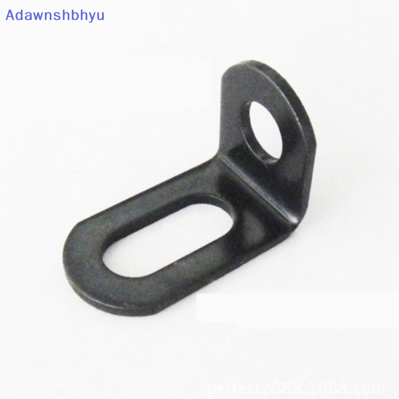 Adhyu 10pcs Metal Corner Behel s Sudut Kanan L Shape Brace Black ID