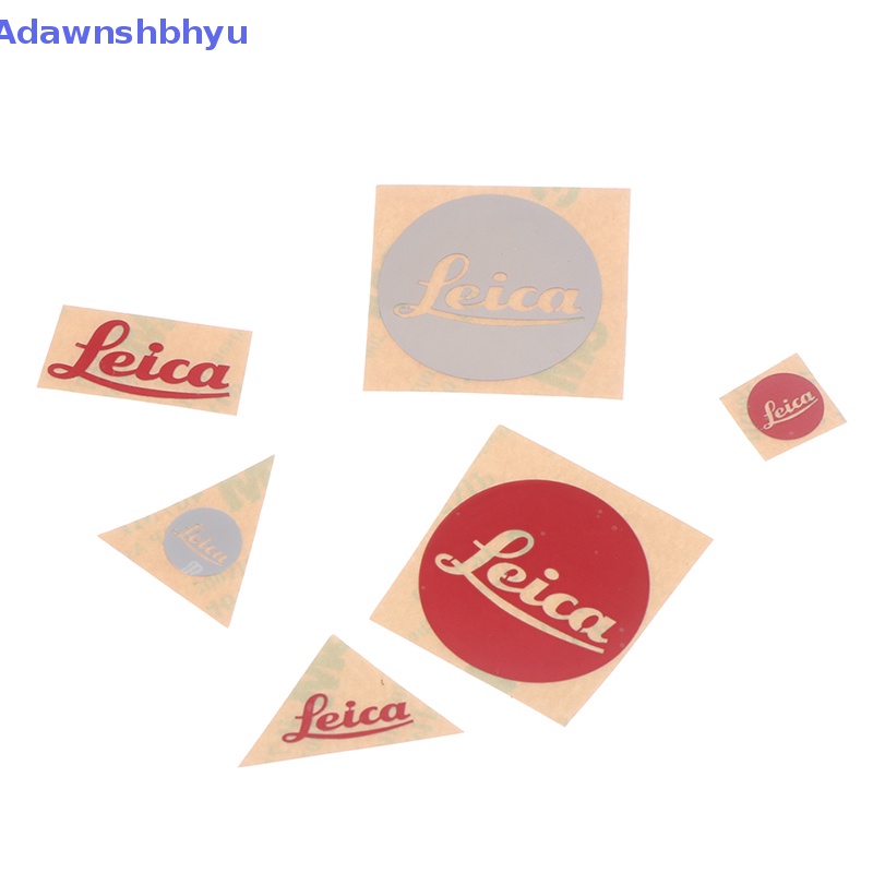 Adhyu Leica Stiker Metal Logo Stiker Handphone Stiker Kamera Stiker Logam ID