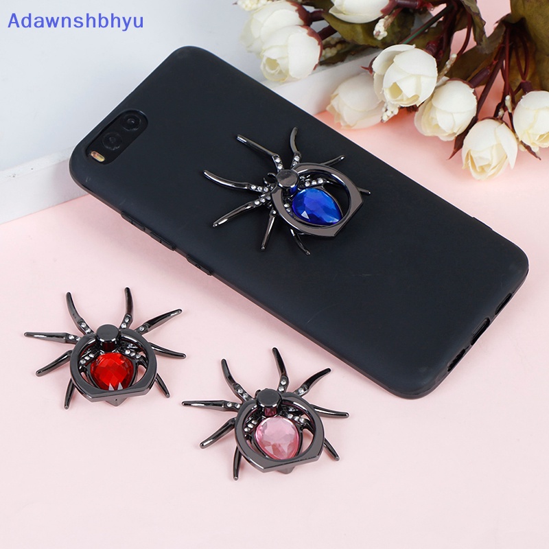 Adhyu Metal Spider Ring Holder 360 Rotate Phone Stand Tempat Handphone ID