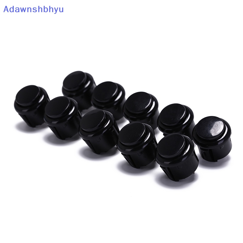 Adhyu 10pcs 24Mm push buttons Ganti Untuk Game Tombol arcade Bagian 7warna ID