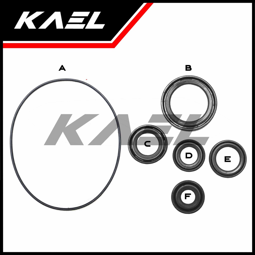 Seal Oli Komplit Supra Lama-X &amp; Grand &amp; Astrea &amp; Legenda Sil Oil Assy Set-Kit-Lengkap