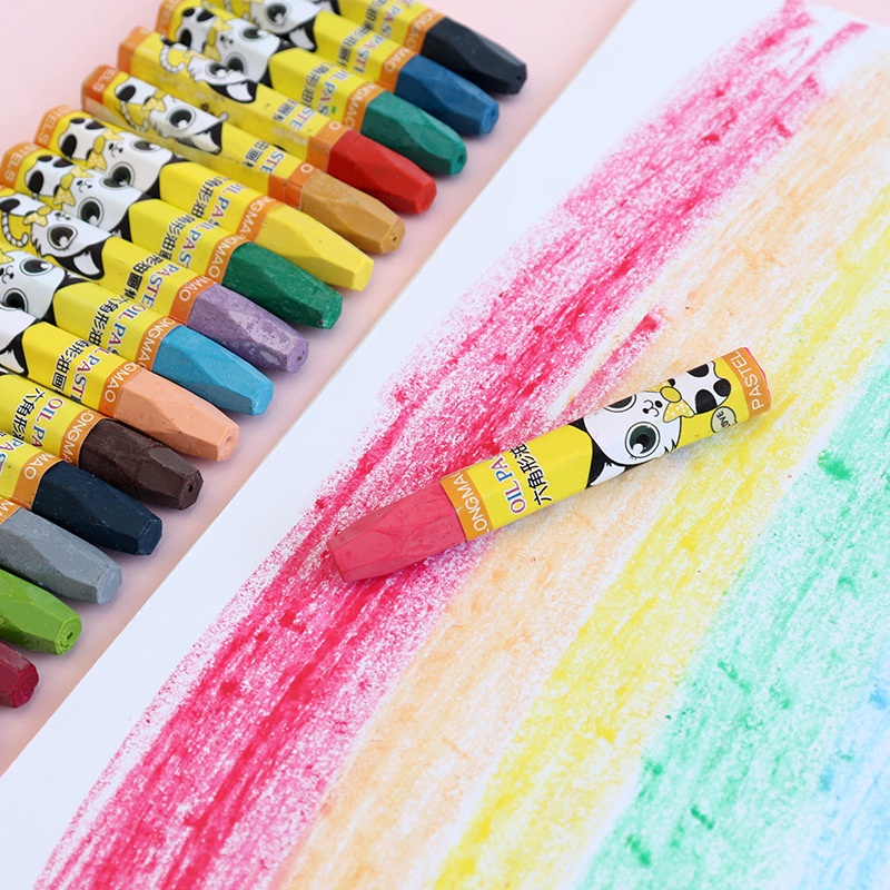 Krayon Warna &amp; Oil Pastel - Alat Melukis Menggambar Anak