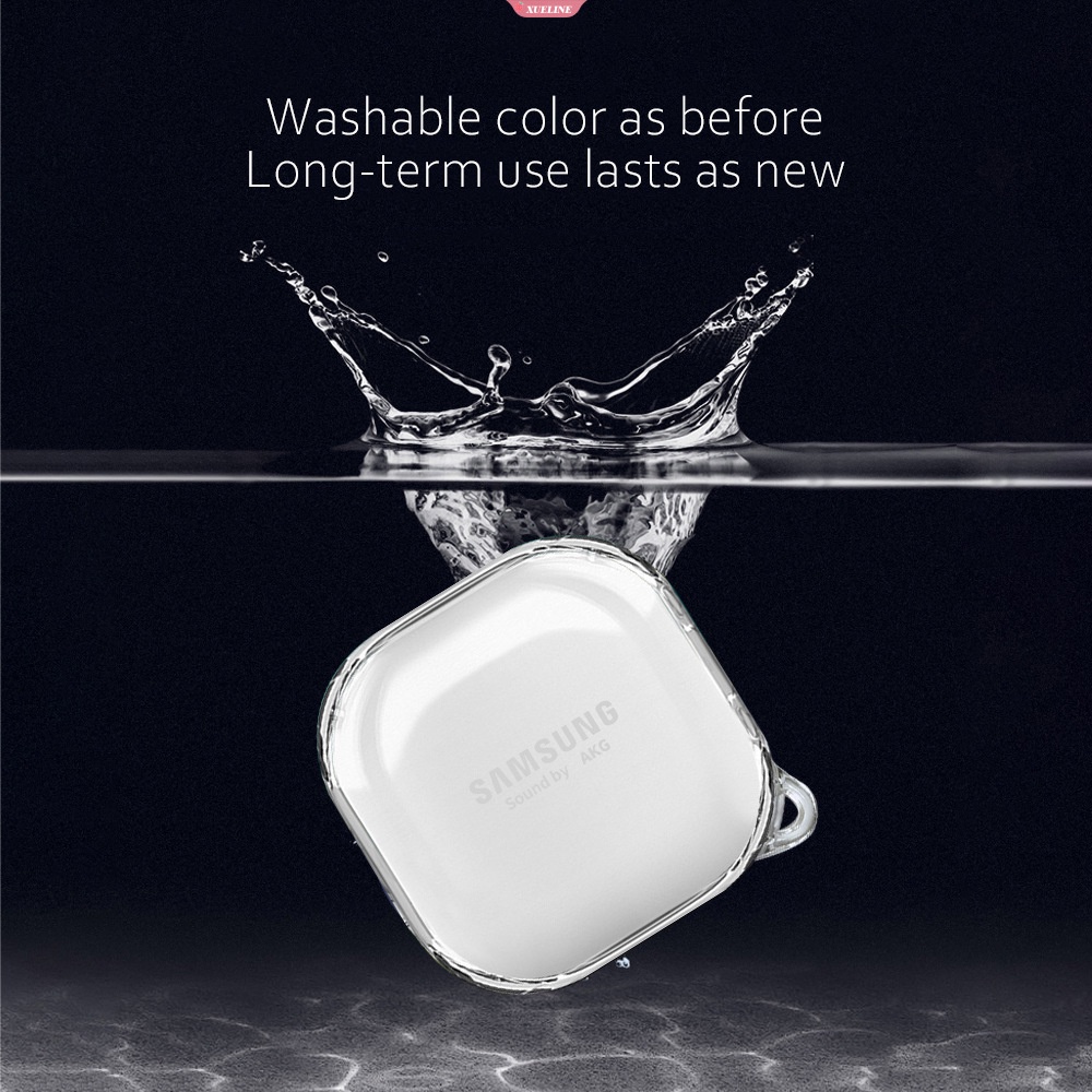 Untuk Samsung Galaxy Buds Live Headset Case Transparan Nirkabel Earphone Penutup Pelindung Portable Tahan Air Penutup Headphone [ZXL]