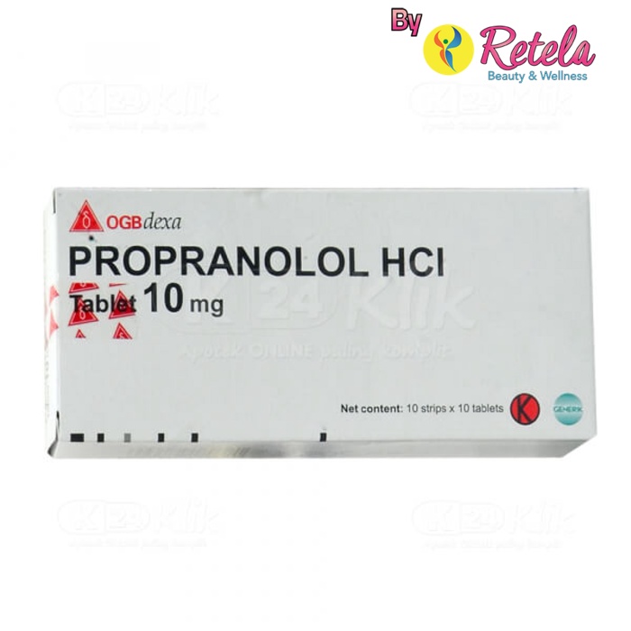 PROPRANOLOL 10MG 1 STRIP 10 TABLET