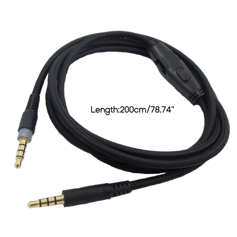 Gro Replacement Aux-Cable Untuk HyperX Cloud Gaming Headset Kabel Pengganti Bahan PVC Kokoh Kualitas Peningkatan
