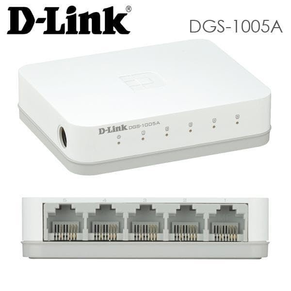 D-LINK DGS-1005A Switch Hub Gigabit 5-Port DLINK DGS1005A 5 Port