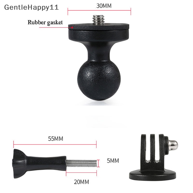 Gentlehappy Motor Sepeda Camera Holder Stang Mirror Mount Untuk GoPro Hero id