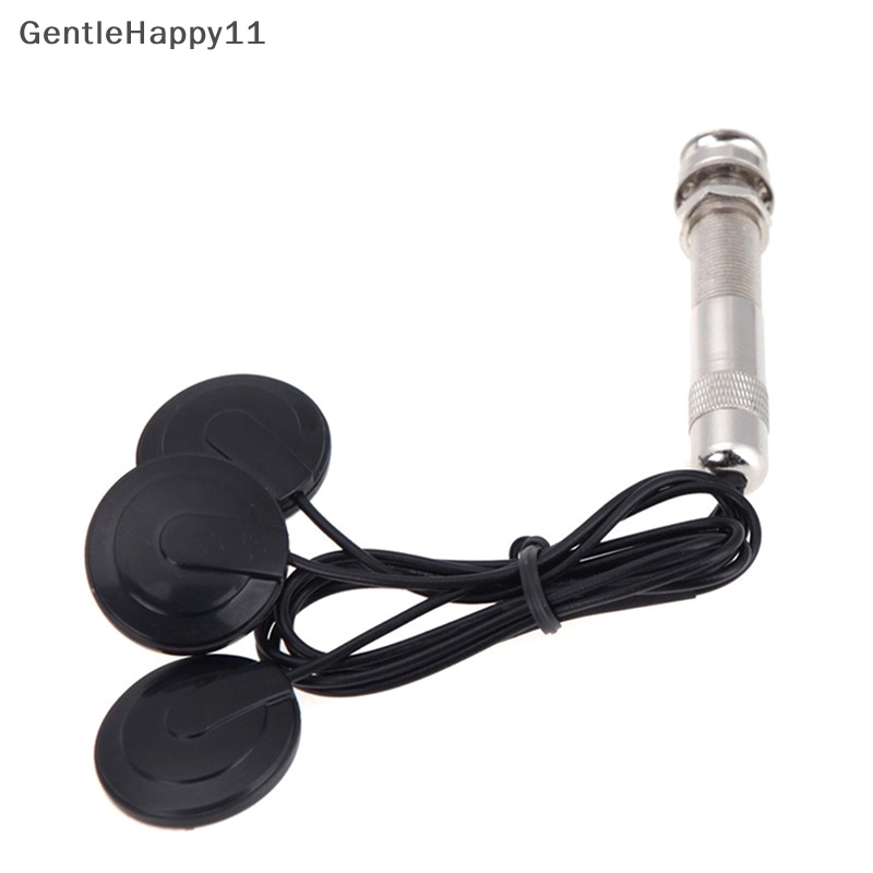 Gentlehappy Universal Pickup Piezo 3transducer 6.35mm Untuk Gitar Akustik Ukulele Mandolin id