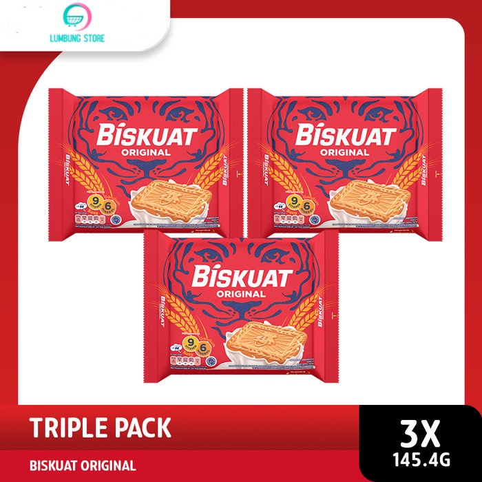 

Biskuat Biskuit Original 134.4 gr - Triple Pack